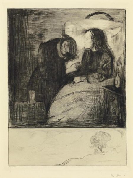 Das kranke Kind I / Das kranke Madchen / The Sick Child / The Sick Woman / Det syke barn (Schiefler 7; Woll 7)-1894 Das kranke Kind I / Das kranke Madchen / The Sick Child / The Sick Woman / Det syke barn (Schiefler 7; Woll 7)-1894