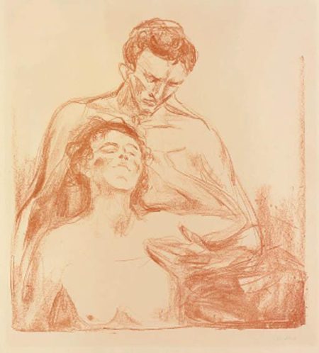 To Mennesker / Two People / Zwei Menschen (Woll 659)-1920 To Mennesker / Two People / Zwei Menschen (Woll 659)-1920