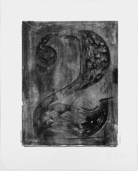 Figure 2, from Black Numeral Series (ULAE 46; Gemini 89)-1968 Figure 2, from Black Numeral Series (ULAE 46; Gemini 89)-1968