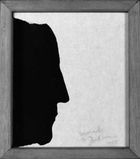 Self-Portrait in Profile (S. 557)-1958 Self-Portrait in Profile (S. 557)-1958