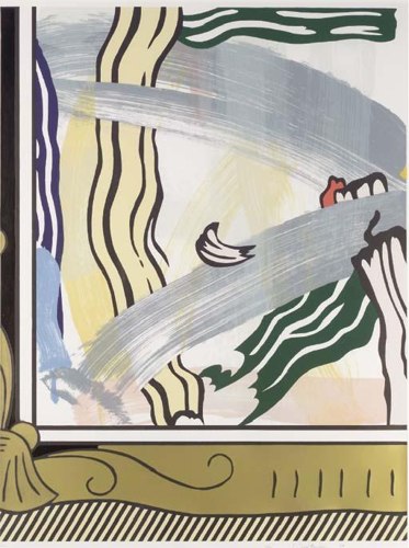Painting in gold Frame, from Paintings Series-1984 Painting in gold Frame, from Paintings Series-1984