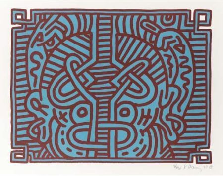 Keith Haring - Chocolate Buddah 1-5-1989 Keith Haring - Chocolate Buddah 1-5-1989