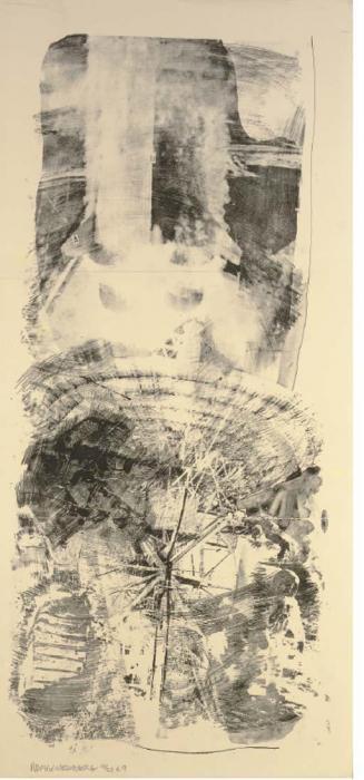 Robert Rauschenberg - Waves (From Stoned Moon Series)-1969 Robert Rauschenberg - Waves (From Stoned Moon Series)-1969