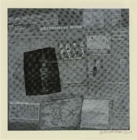 Robert Rauschenberg - Surface Series (From Currents) (F. 109 and F. 116)-1970 Robert Rauschenberg - Surface Series (From Currents) (F. 109 and F. 116)-1970