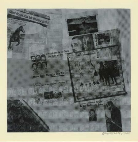 Robert Rauschenberg - Surface Series (From Currents) (F. 117 and F. 118)-1970 Robert Rauschenberg - Surface Series (From Currents) (F. 117 and F. 118)-1970