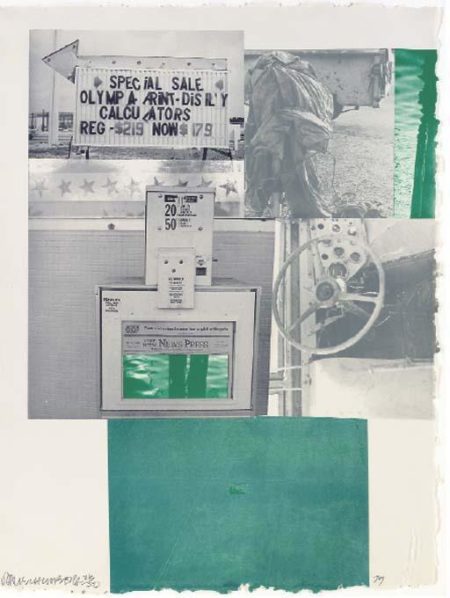 Robert Rauschenberg - Rookery Mounds (Level)-1979 Robert Rauschenberg - Rookery Mounds (Level)-1979
