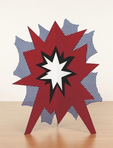 Standing Explosion (Red)-1966 Standing Explosion (Red)-1966
