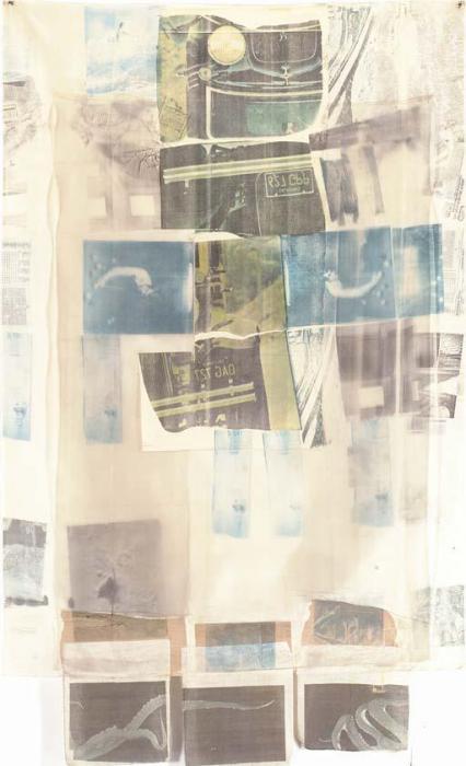 Robert Rauschenberg - Hoarfrost (Untitled)-1974 Robert Rauschenberg - Hoarfrost (Untitled)-1974