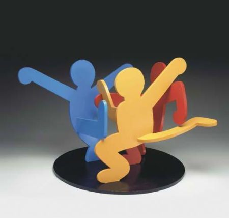 Keith Haring - Three Dancing Figures-1989 Keith Haring - Three Dancing Figures-1989