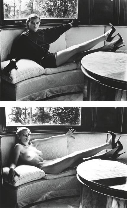 Dressed And Nude Model Reclining (1981)-1981 Dressed And Nude Model Reclining (1981)-1981