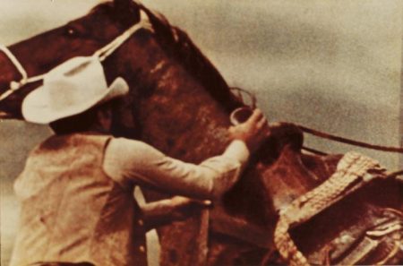 Cowboy Saddling Horse-1983 Cowboy Saddling Horse-1983