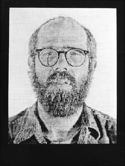 Self portrait (White ink, Butler Institute of American Art)-1978 Self portrait (White ink, Butler Institute of American Art)-1978