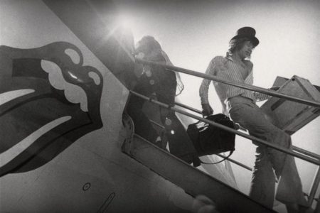 Mick Jagger Disembarking From Plane-1972 Mick Jagger Disembarking From Plane-1972