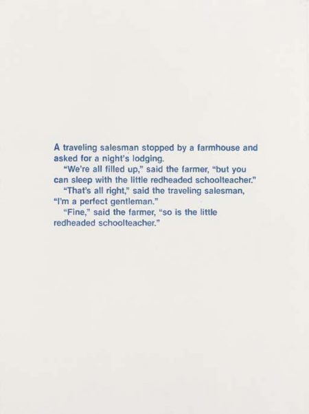 The Perfect Gentleman (Untitled (Joke - A Traveling Salesman...))-1987 The Perfect Gentleman (Untitled (Joke - A Traveling Salesman...))-1987