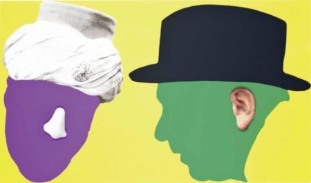 Two Profiles: One With Nose And Turban; One With Ear And Hat-2006 Two Profiles: One With Nose And Turban; One With Ear And Hat-2006