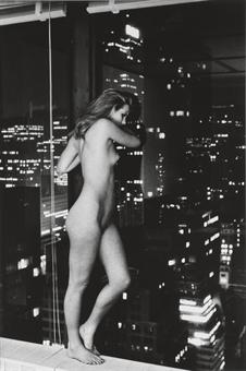 Patti Hansen over Manhattan, New York-1977 Patti Hansen over Manhattan, New York-1977