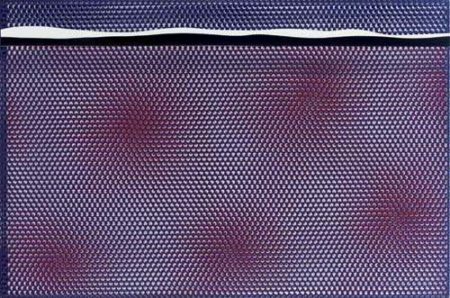 Perforated Seascape (blue)-1965 Perforated Seascape (blue)-1965