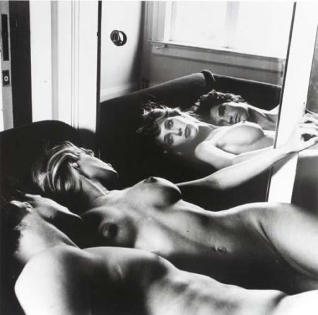 Couple reflected in Mirror-1989 Couple reflected in Mirror-1989