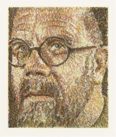 Self-Portrait / Squiggle / Scribble / Etching-2000 Self-Portrait / Squiggle / Scribble / Etching-2000