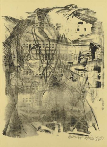 Robert Rauschenberg - Strawboss (From Stoned Moon Series)-1970 Robert Rauschenberg - Strawboss (From Stoned Moon Series)-1970