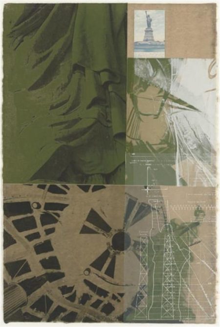 Robert Rauschenberg - Statue Of Liberty (From New York, New York)-1983 Robert Rauschenberg - Statue Of Liberty (From New York, New York)-1983
