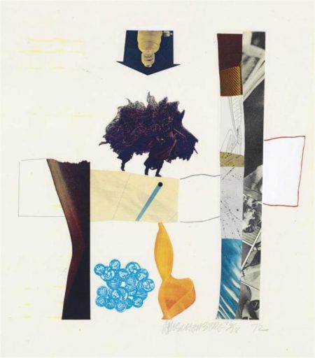 Robert Rauschenberg - Horsefeathers Thirteen (One Plate)-1972 Robert Rauschenberg - Horsefeathers Thirteen (One Plate)-1972