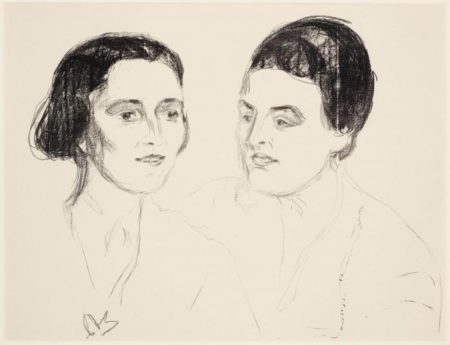Louise und Else Heyerdahl (Sch. 474; W. 641)-1920 Louise und Else Heyerdahl (Sch. 474; W. 641)-1920