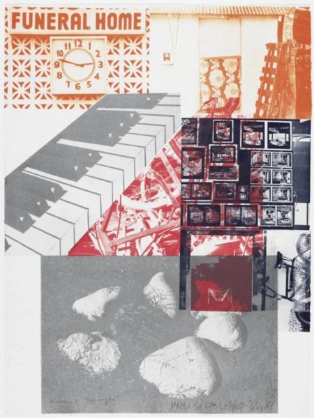 Robert Rauschenberg - American Pewter with Burroughs VI-1981 Robert Rauschenberg - American Pewter with Burroughs VI-1981