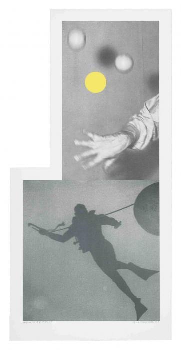 Juggler's Hand (with Diver)-1988 Juggler's Hand (with Diver)-1988