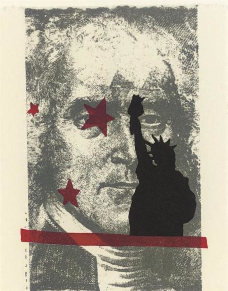 Robert Rauschenberg - Spackle (From Harvey Gantt Portfolio)-1990 Robert Rauschenberg - Spackle (From Harvey Gantt Portfolio)-1990