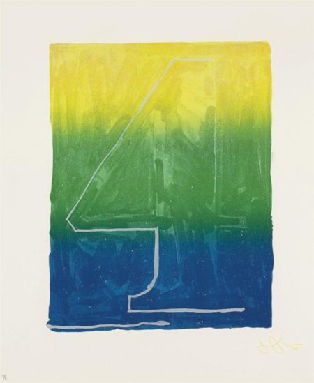Figure 4, from Color Numeral Series (ULAE 63)-1969 Figure 4, from Color Numeral Series (ULAE 63)-1969