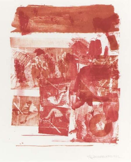 Robert Rauschenberg - Stunt Man III-1962 Robert Rauschenberg - Stunt Man III-1962