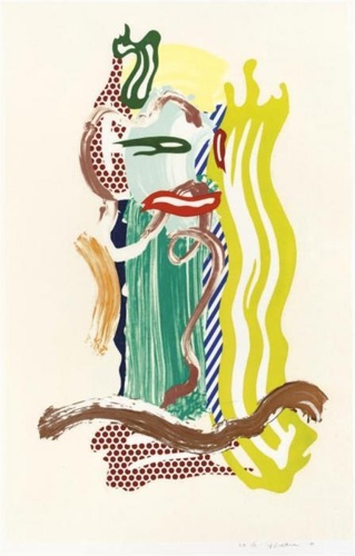 Portrait, from Brushstroke Figures-1989 Portrait, from Brushstroke Figures-1989
