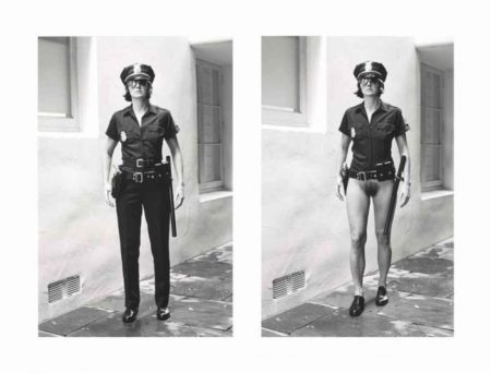 Evi As Cop, Half-naked And Dressed, Beverly Hills, March (1998)-1996 Evi As Cop, Half-naked And Dressed, Beverly Hills, March (1998)-1996