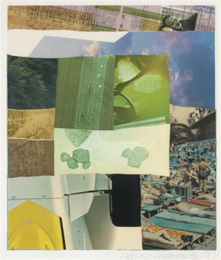 Robert Rauschenberg - Horsefeathers Thirteen (One Plate)-1972 Robert Rauschenberg - Horsefeathers Thirteen (One Plate)-1972