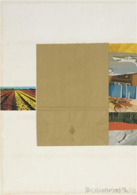 Robert Rauschenberg - Plot (From Reality And Paradoxes)-1973 Robert Rauschenberg - Plot (From Reality And Paradoxes)-1973