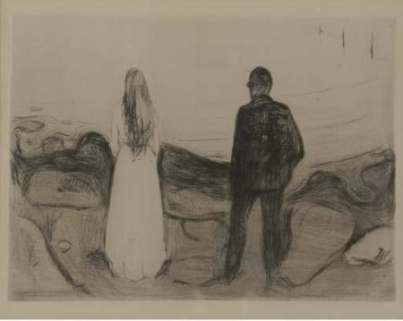 The Two Human Beings / The Lonely Ones / Zwei Menschen, Die Einsamen / De ensomme / The Lonely Couple / To mennesker (Sch. 20; W. 13)-1894 The Two Human Beings / The Lonely Ones / Zwei Menschen, Die Einsamen / De ensomme / The Lonely Couple / To mennesker (Sch. 20; W. 13)-1894