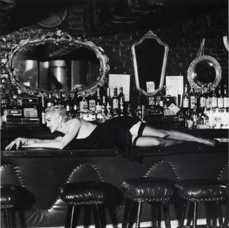Madonna at Small's Bar, Hollywood-1990 Madonna at Small's Bar, Hollywood-1990