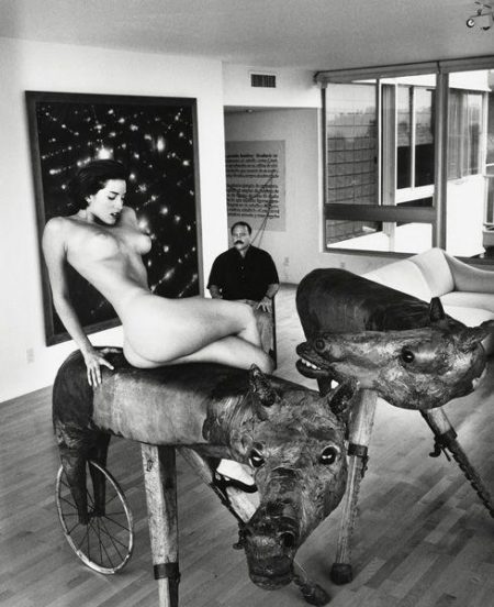 Domestic Nude VI and Art Dealer, Los Angeles-1992 Domestic Nude VI and Art Dealer, Los Angeles-1992