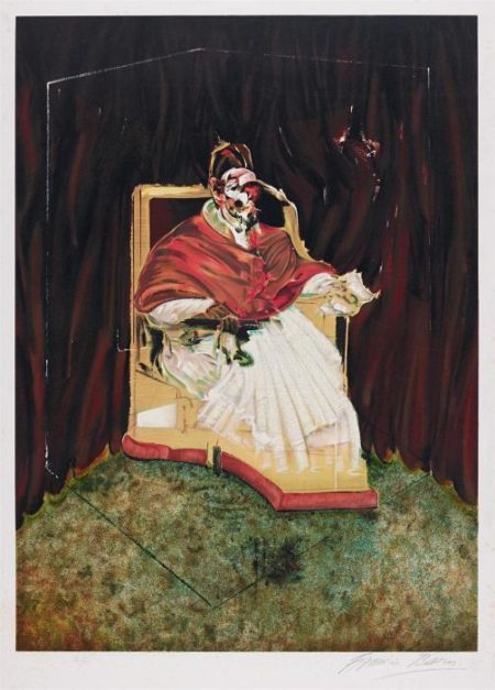 Study for a Portrait of Pope Innocent (after Velazquez)-1989 Study for a Portrait of Pope Innocent (after Velazquez)-1989