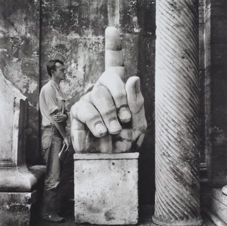 Robert Rauschenberg - Cy, Twombly + Relics, Rome, #5-1952 Robert Rauschenberg - Cy, Twombly + Relics, Rome, #5-1952