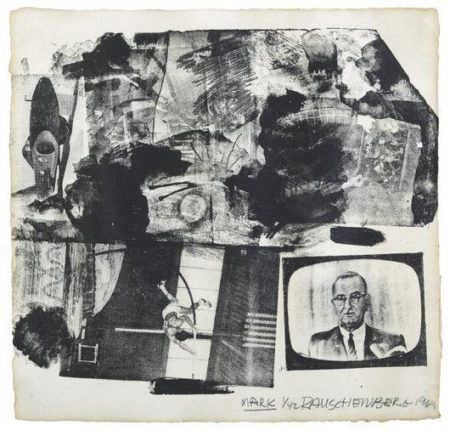 Robert Rauschenberg - Mark/The Divine Comedy-1964 Robert Rauschenberg - Mark/The Divine Comedy-1964