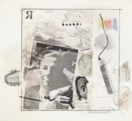 Robert Rauschenberg - Dwan Gallery (Self-portrait)-1965 Robert Rauschenberg - Dwan Gallery (Self-portrait)-1965