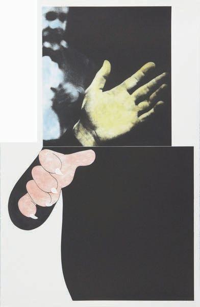 Two Hands (with Distant Figure)-1990 Two Hands (with Distant Figure)-1990