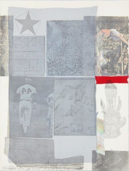 Robert Rauschenberg - Back out-1979 Robert Rauschenberg - Back out-1979