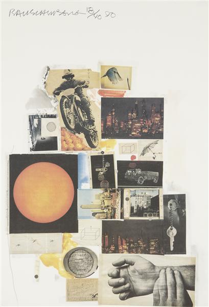 Robert Rauschenberg - Untitled (Whitney Exhibition)-1990 Robert Rauschenberg - Untitled (Whitney Exhibition)-1990