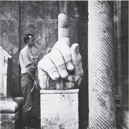 Robert Rauschenberg - Cy, Twombly + Relics, Rome, #5-1952 Robert Rauschenberg - Cy, Twombly + Relics, Rome, #5-1952