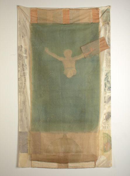 Robert Rauschenberg - Pull (From Hoarfrost Edition Series)-1974 Robert Rauschenberg - Pull (From Hoarfrost Edition Series)-1974