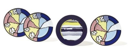 Water Lilies : Service plates; Abstract : Service plate-1990 Water Lilies : Service plates; Abstract : Service plate-1990