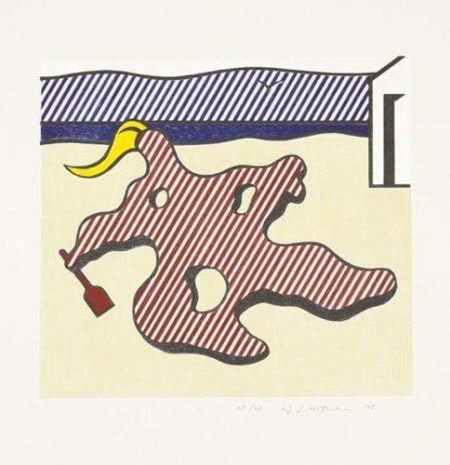 Surrealist series : Nude on the beach-1978 Surrealist series : Nude on the beach-1978